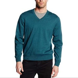 Brooks Brothers Supima Cotton V Neck Sweater